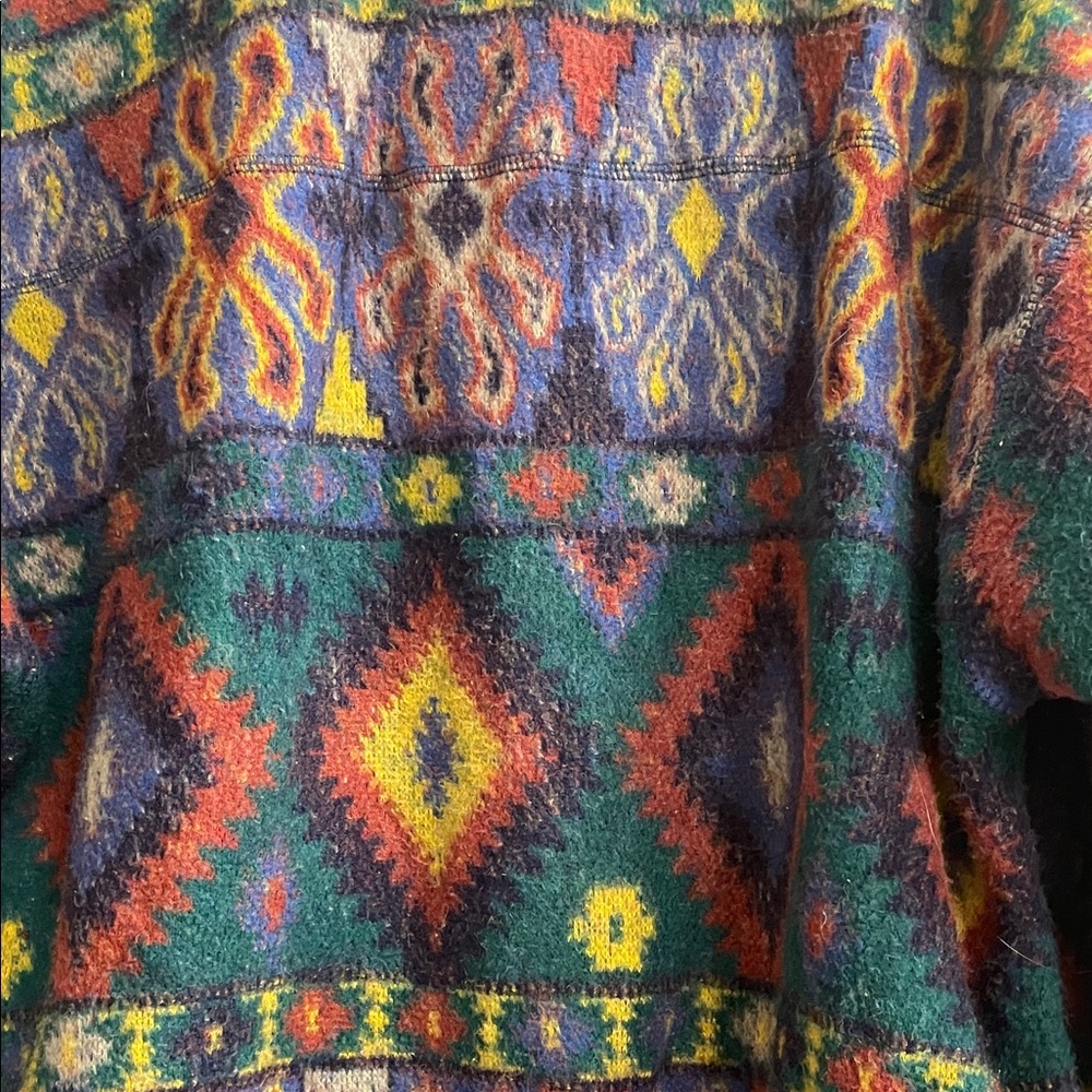 Structure Multicolor Geometric Sweater - image 4